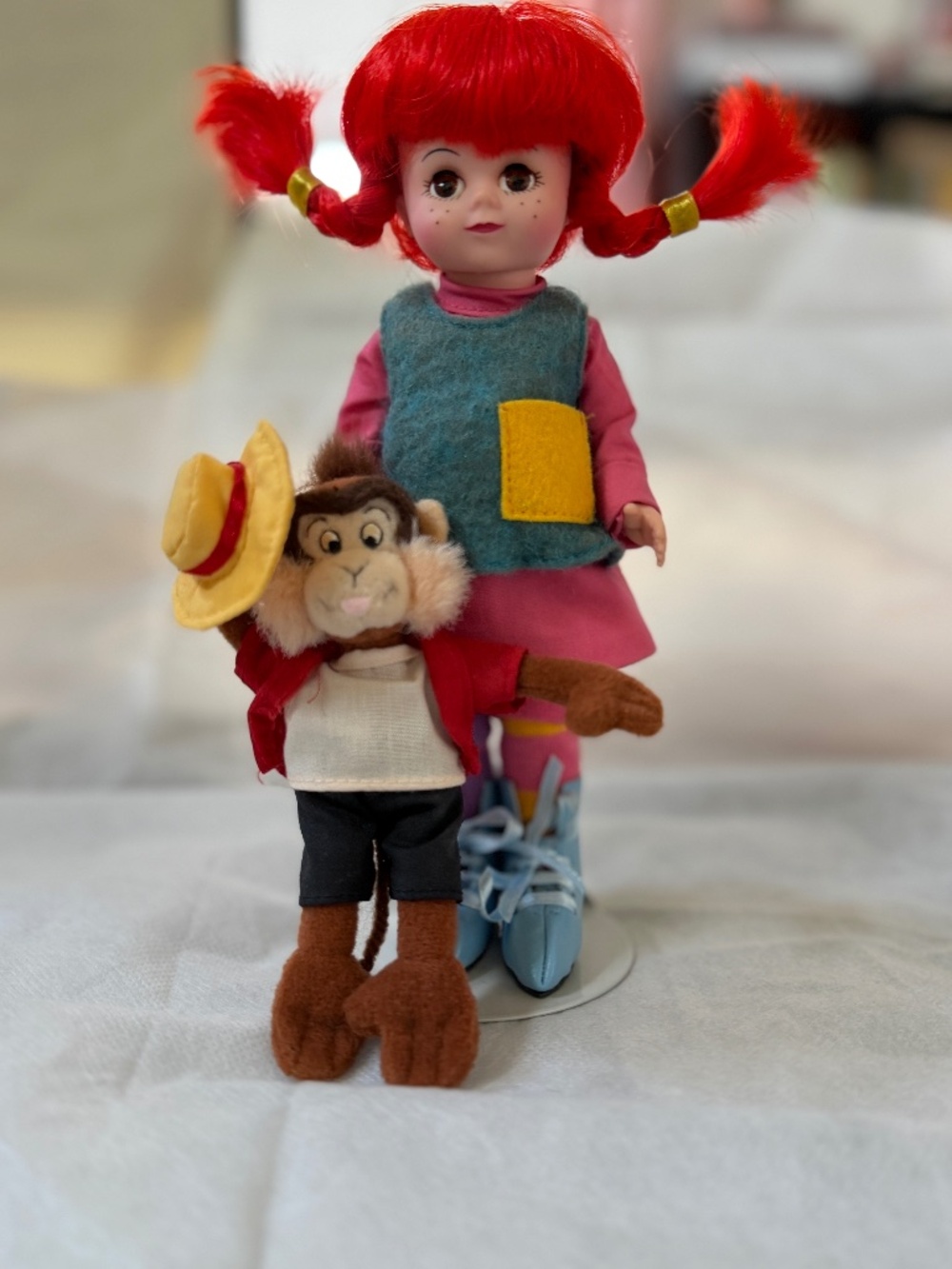 1999 Vintage Madame Alexander Pippi Longstocking 8" Doll #25975